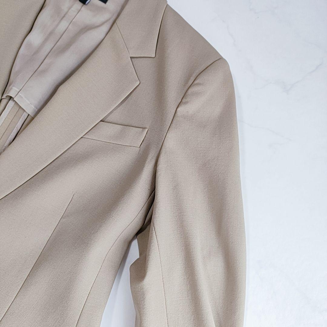 美品✨セオリー 薄手 ウール テーラードジャケット ベージュブラウン M