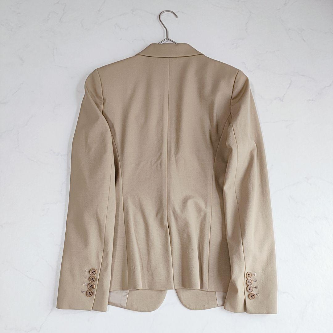 美品✨セオリー 薄手 ウール テーラードジャケット ベージュブラウン M