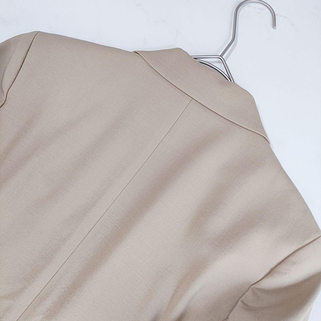 美品✨セオリー 薄手 ウール テーラードジャケット ベージュブラウン M