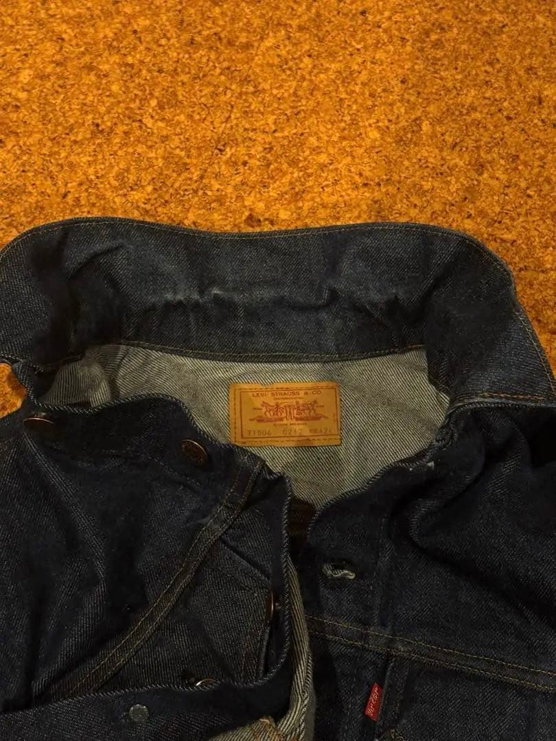 肉ボール　真っ紺 80s Levi's 71506 デニムジャケット