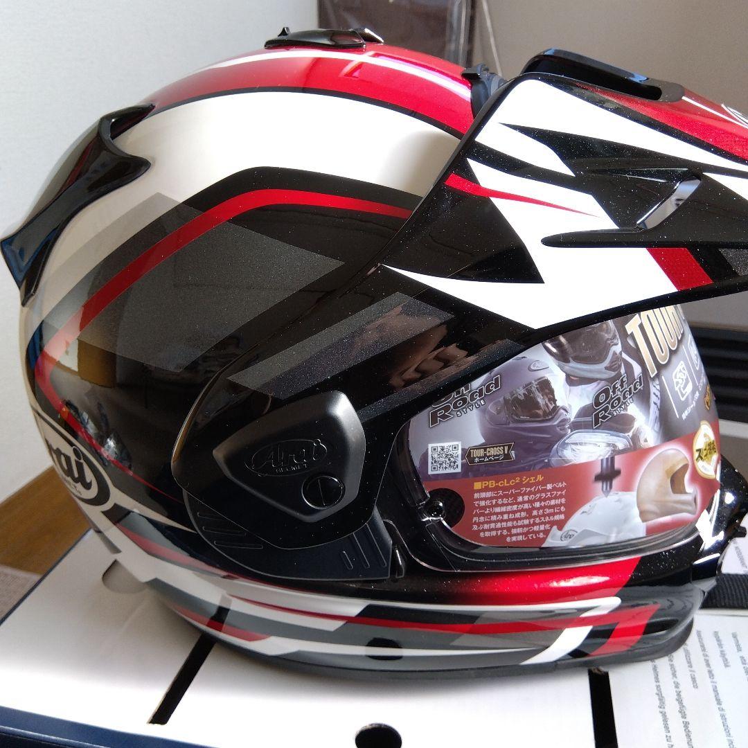 アライ　ツアークロスV　ディスカバリー赤白　XLサイズ美品