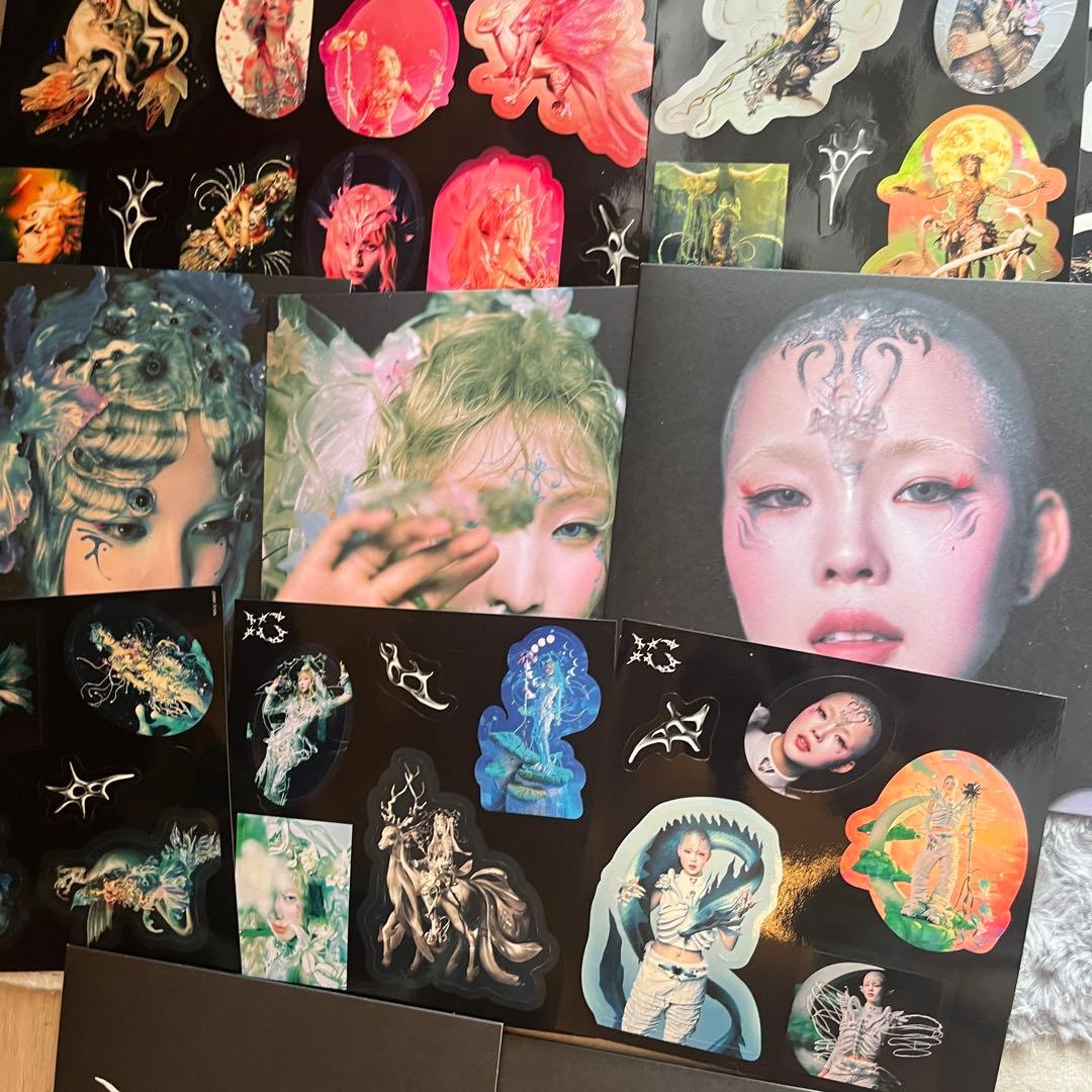 XG フォトカードセット　AWE フルセット　ソロ　CD トレカ　コンプリート