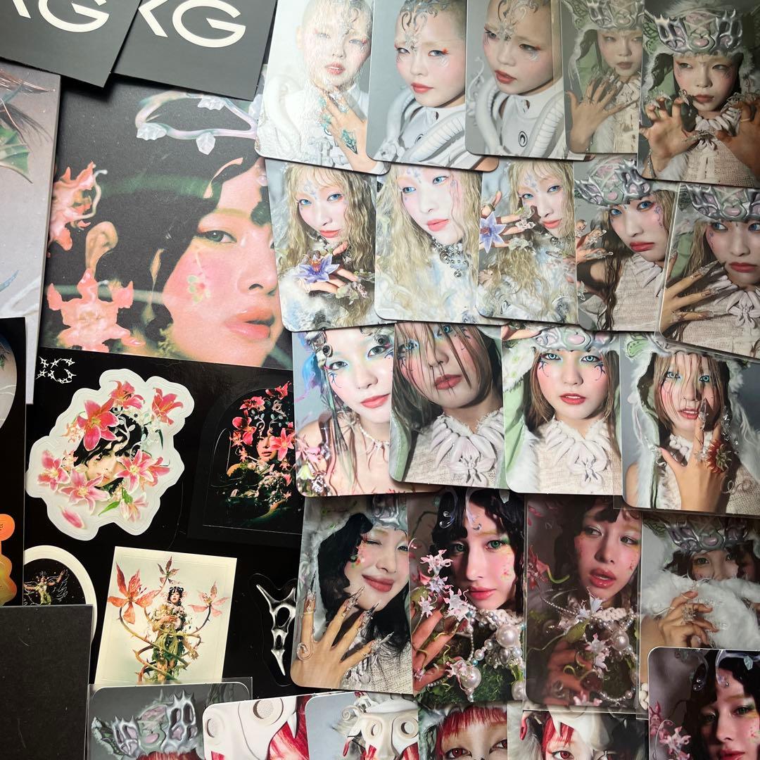 XG フォトカードセット　AWE フルセット　ソロ　CD トレカ　コンプリート