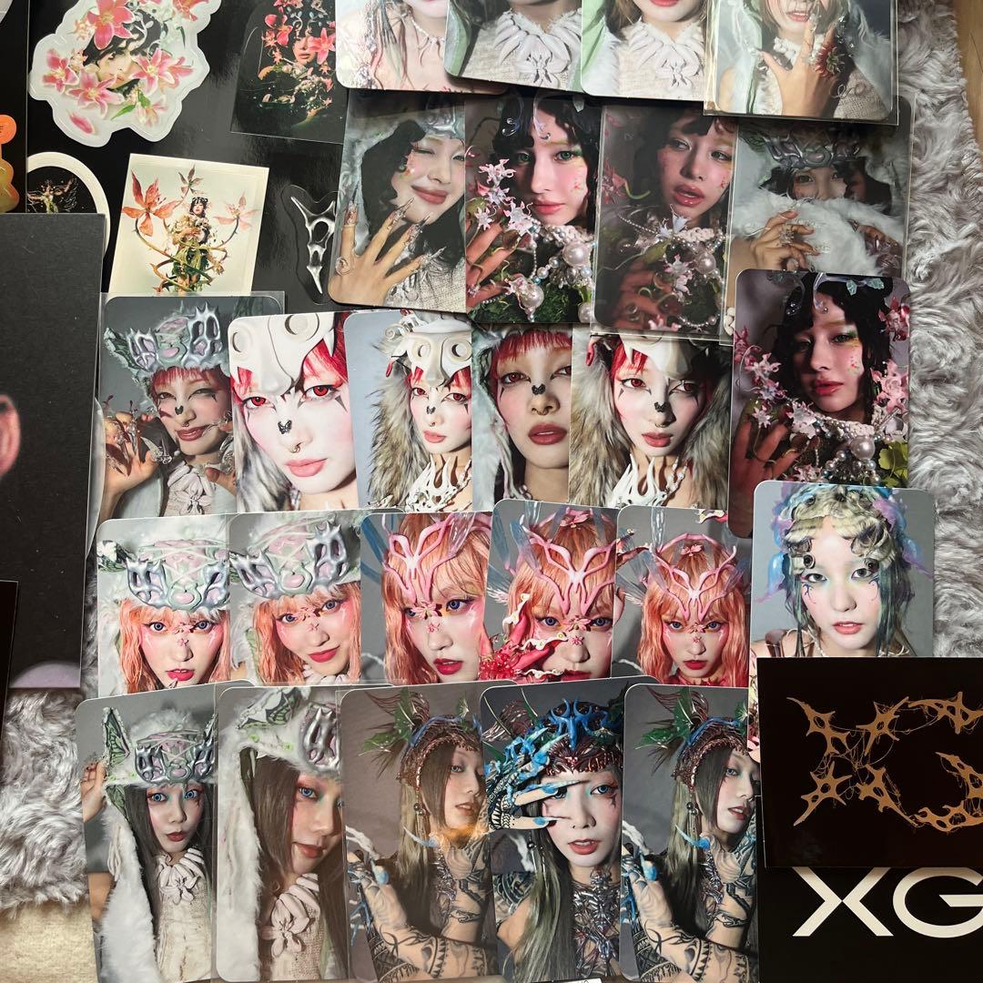 XG フォトカードセット　AWE フルセット　ソロ　CD トレカ　コンプリート