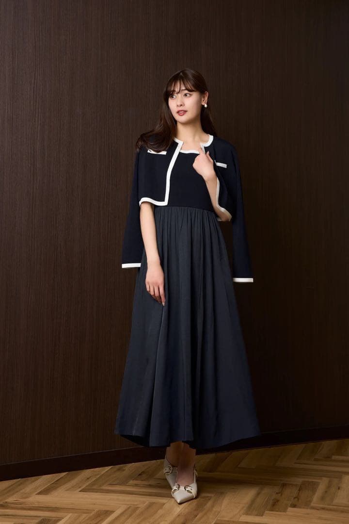 ワンピース Herlipto Bicolor Knit Dress Set