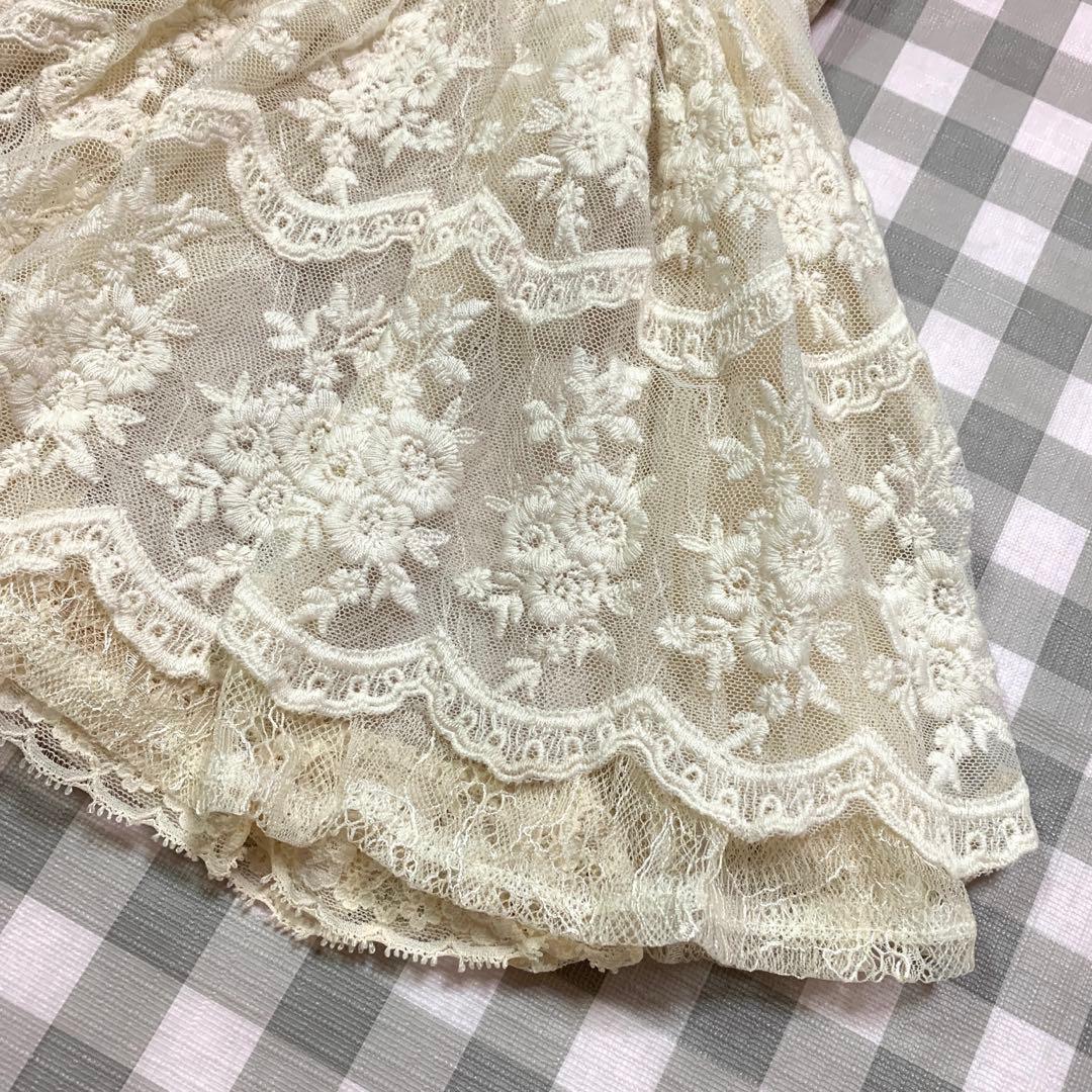 LIZLISA 希少 レース フリル スカパン