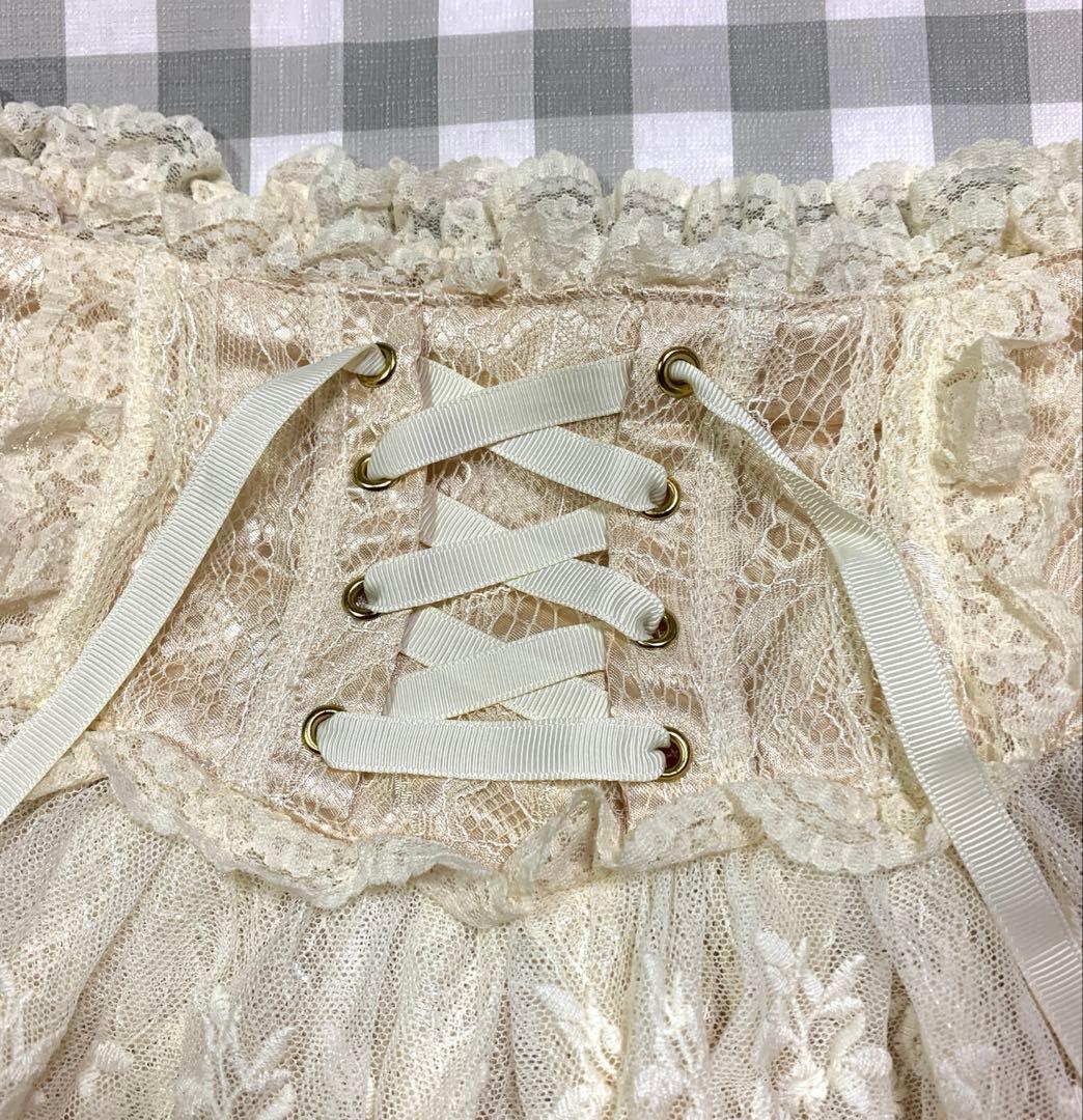 LIZLISA 希少 レース フリル スカパン