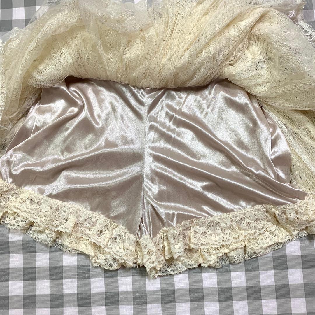 LIZLISA 希少 レース フリル スカパン