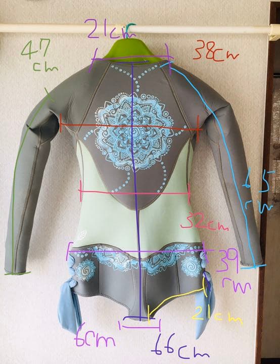 ウェットスーツ スプリング ダイビング ロンスプ ワンピース水着 レディース