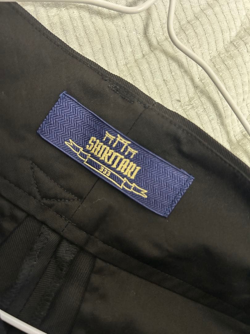 スーツ shikitari mega flare slacks