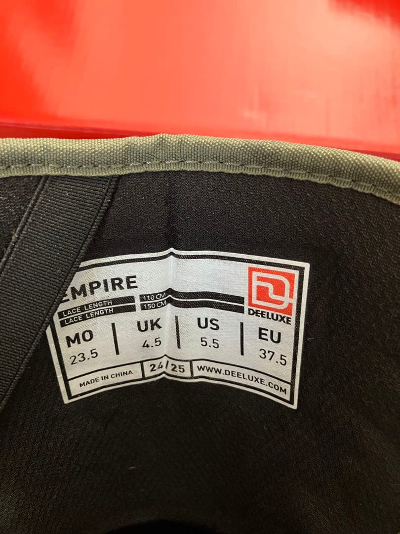 スノーボード DEELUXE EMPIRE CTF 23.5cm 24-25