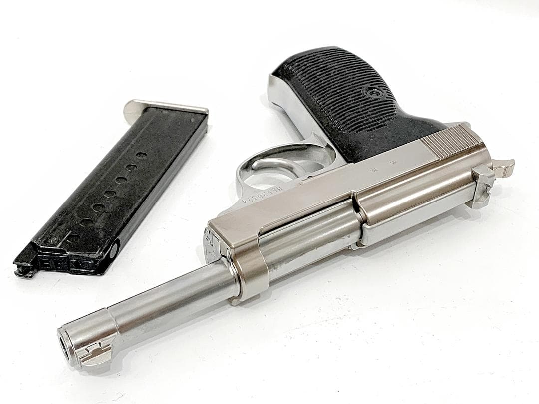 マルゼン MARUZEN ワルサーP38 シルバー ガスブローバックガン