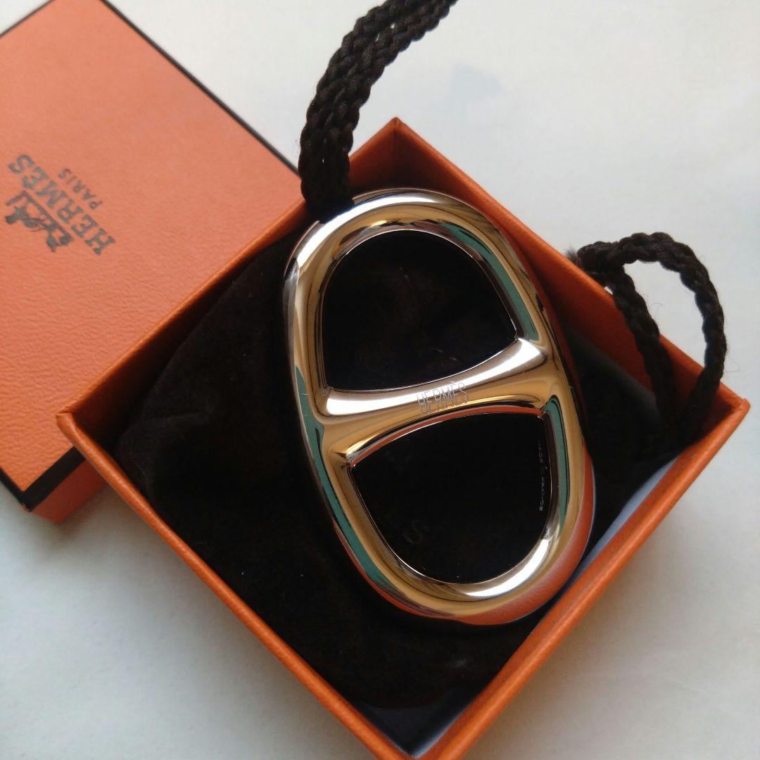 エルメス シェーヌダンクル スカーフリング シルバー金具