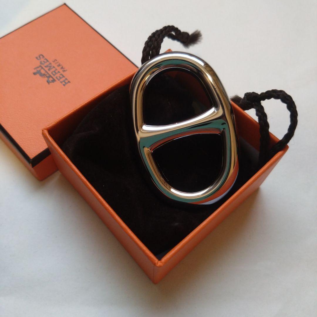 エルメス シェーヌダンクル スカーフリング シルバー金具