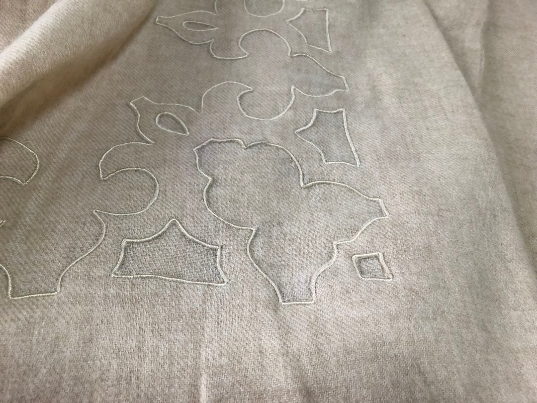 新品　イタリア製　プラテージ　カシミヤブランケット　Kサイズ