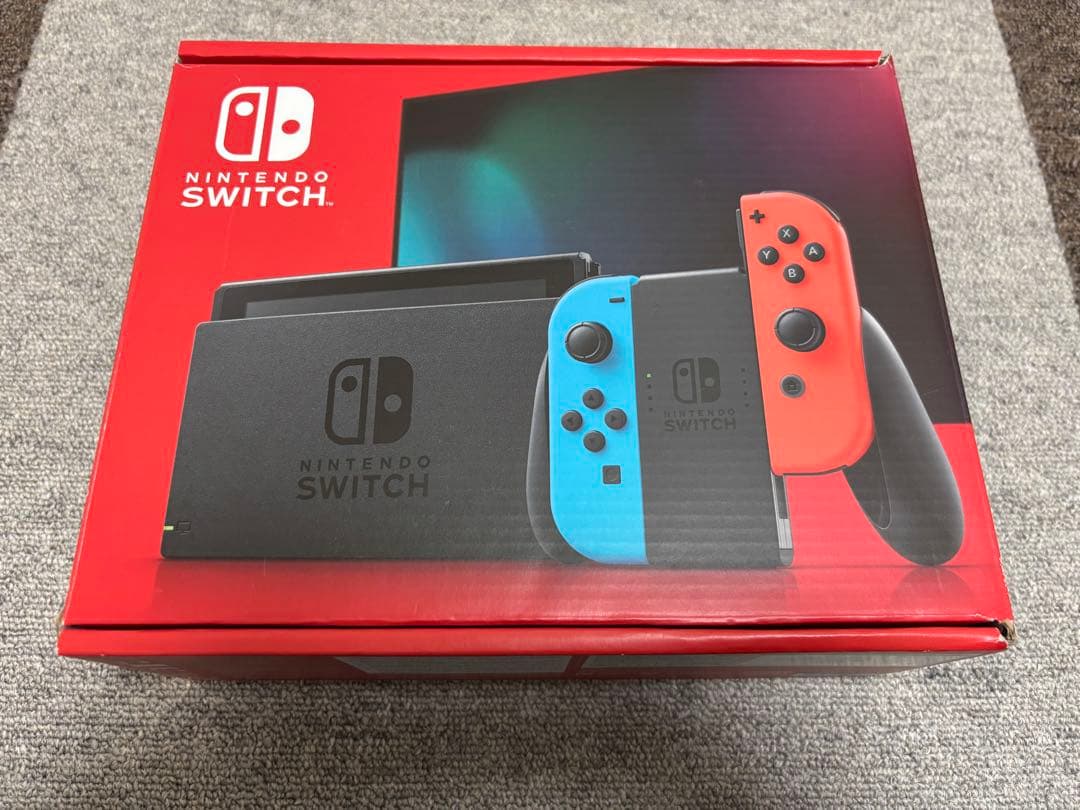 Nintendo Switch 本体【箱付き】【SDカード付き】
