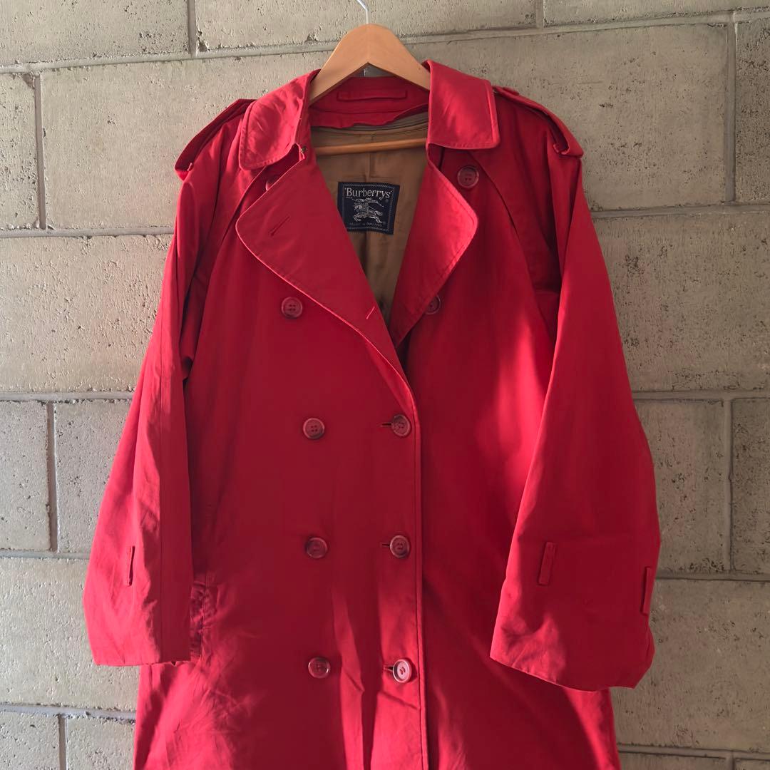 【VINTAGE】 BURBERRYS ENGLAND製 ライナー付き