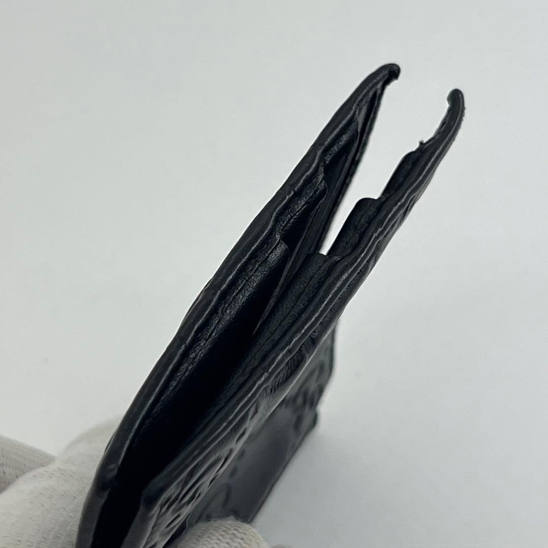 GUCCI 二つ折り gg グッチシマ マネークリップ カードケース 0490