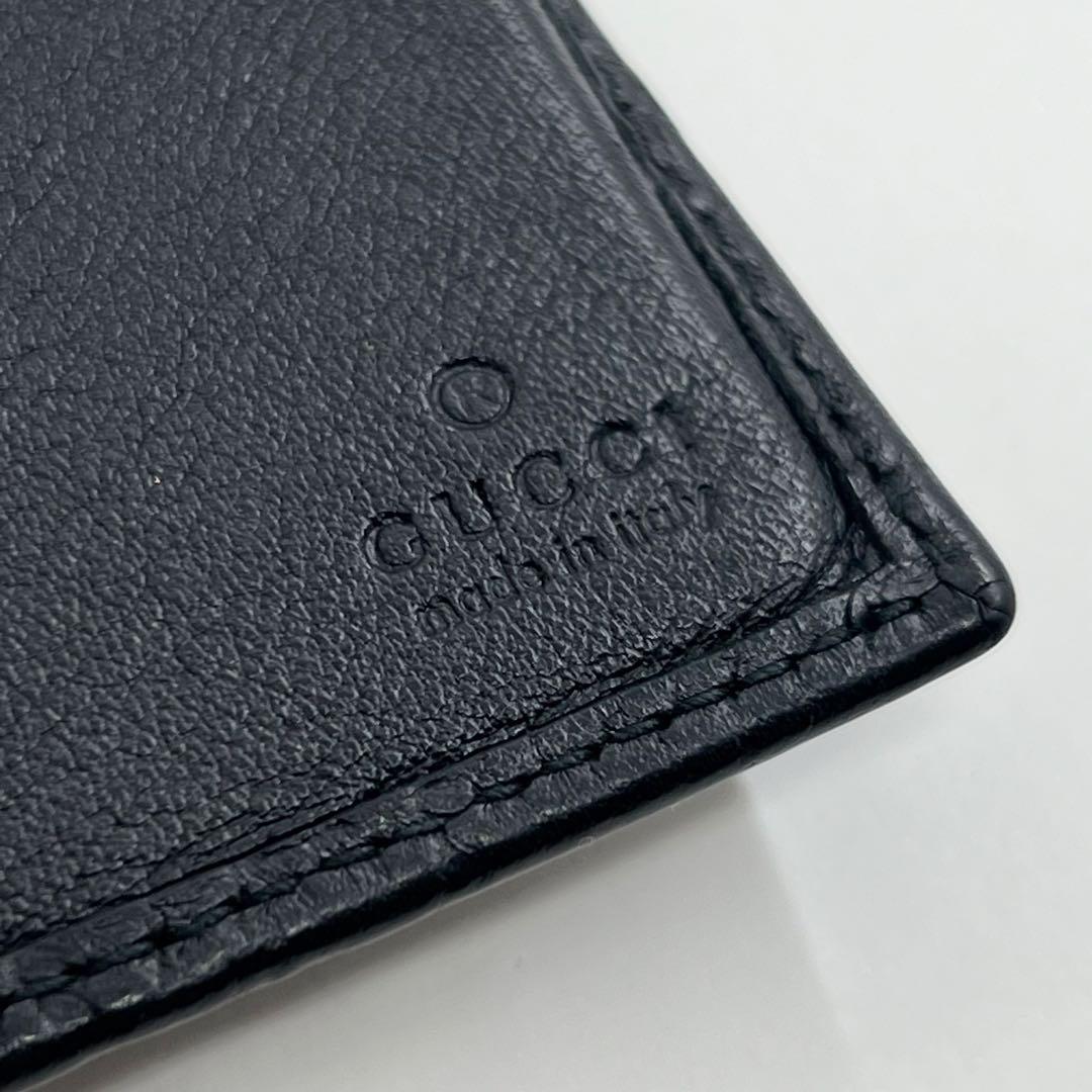 GUCCI 二つ折り gg グッチシマ マネークリップ カードケース 0490