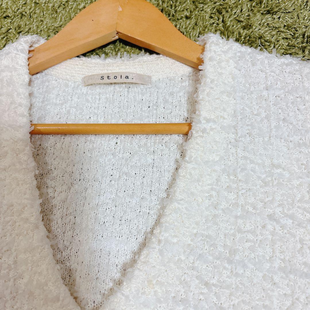 ストラ　Aラインツイードディニットツイードベスト