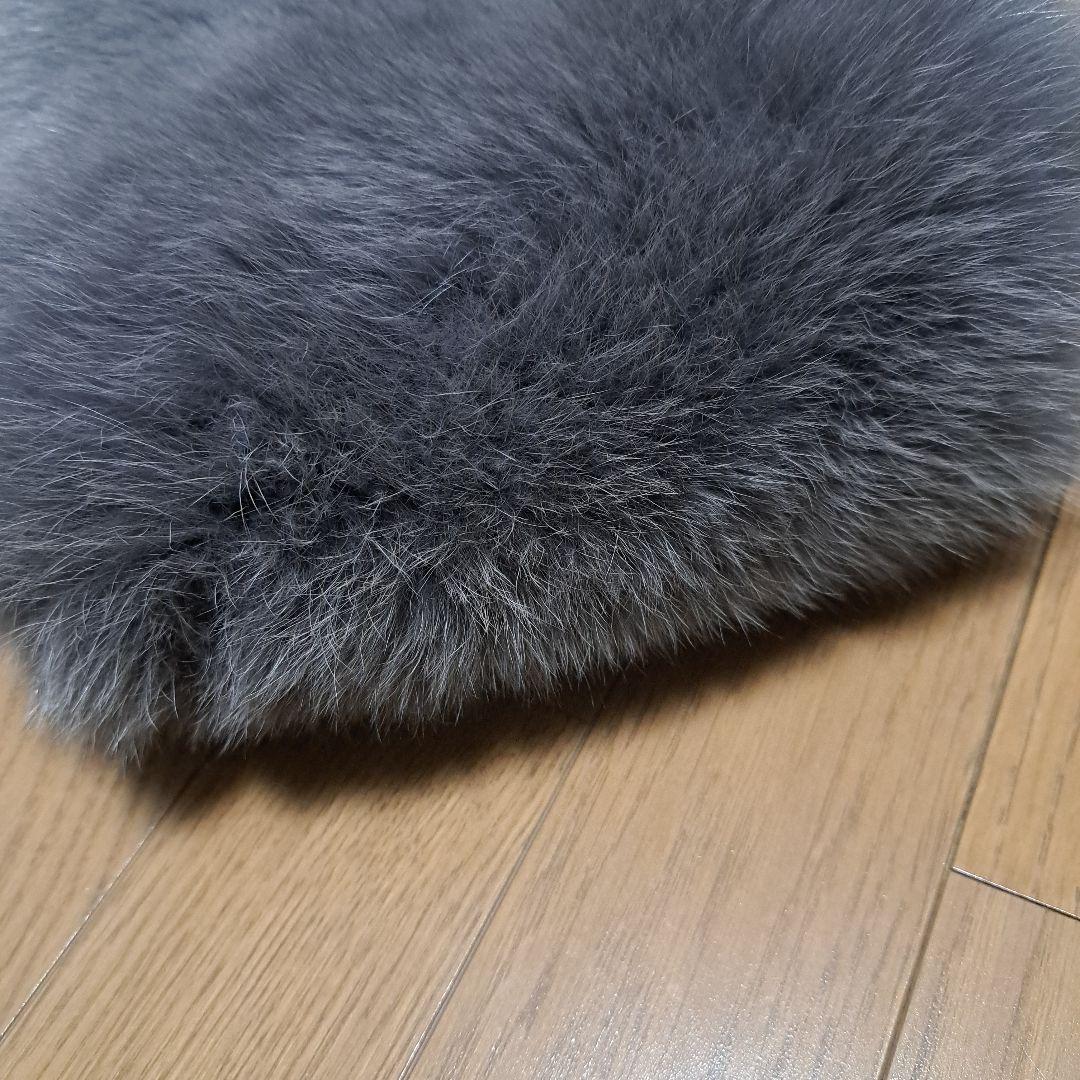 モ*ロ様 定価7万 LUDLOW ボリューム フォックスファー ハンドバッグ 巾