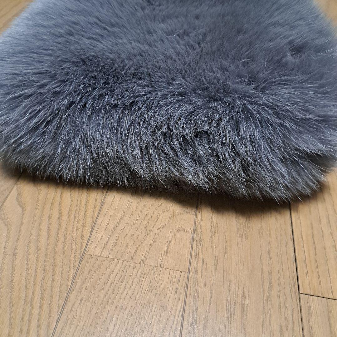 モ*ロ様 定価7万 LUDLOW ボリューム フォックスファー ハンドバッグ 巾