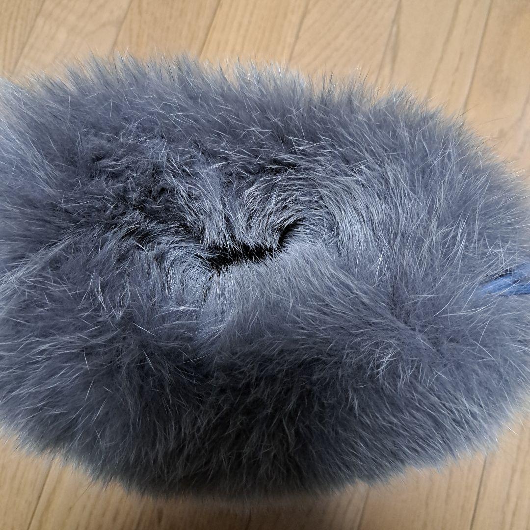モ*ロ様 定価7万 LUDLOW ボリューム フォックスファー ハンドバッグ 巾