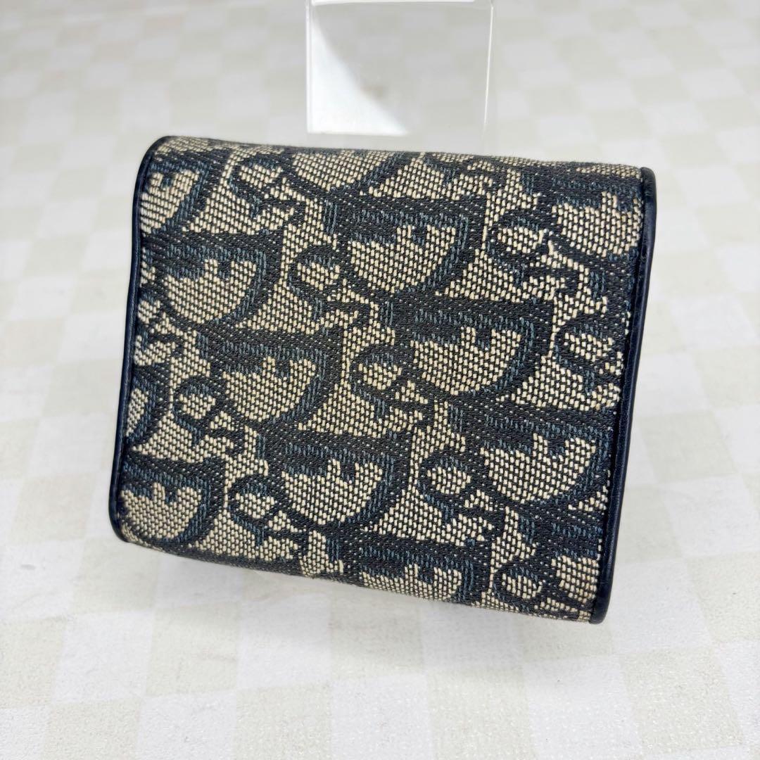極美品　Dior ディオール　財布　三つ折り　コンパクトウォレット　M55