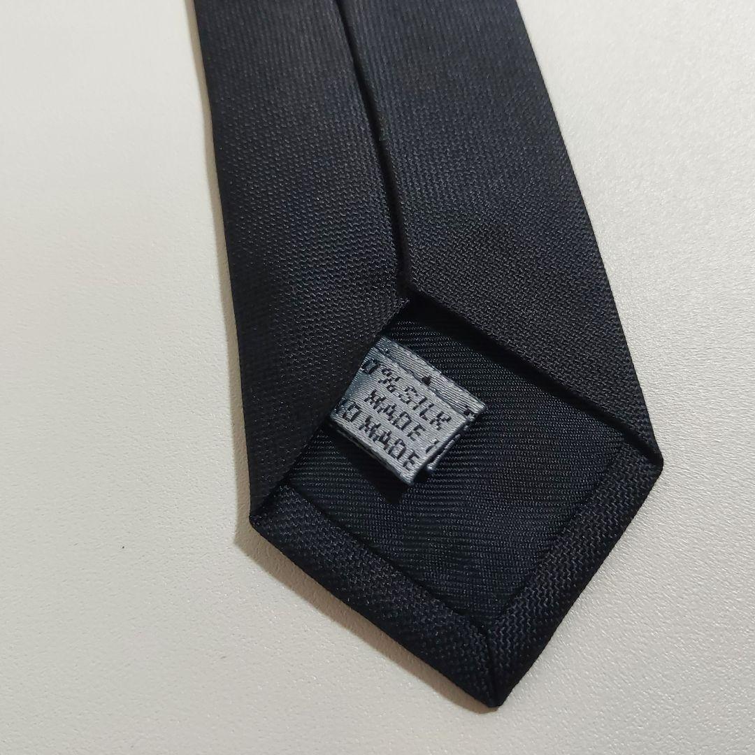 ディオール オム ネクタイ ブラック シルク100%