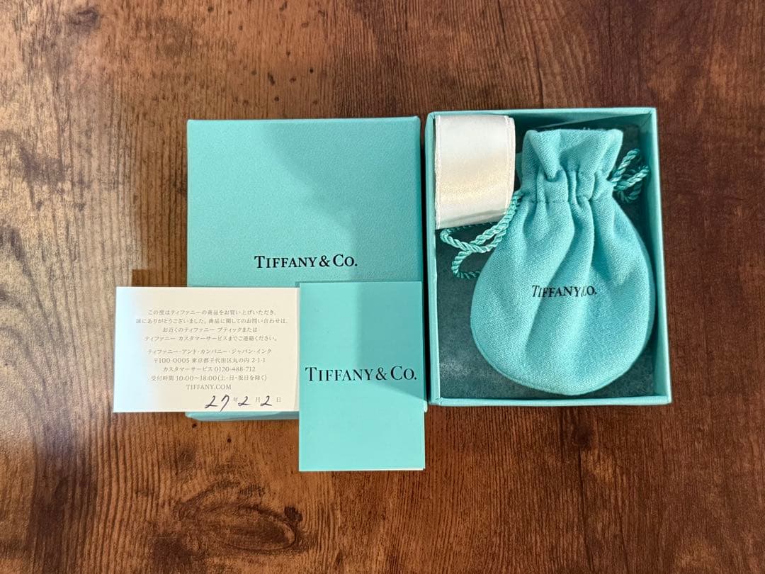 ティファニー　ネックレス　シルバー　オリーブリーフ　ハート　箱付き