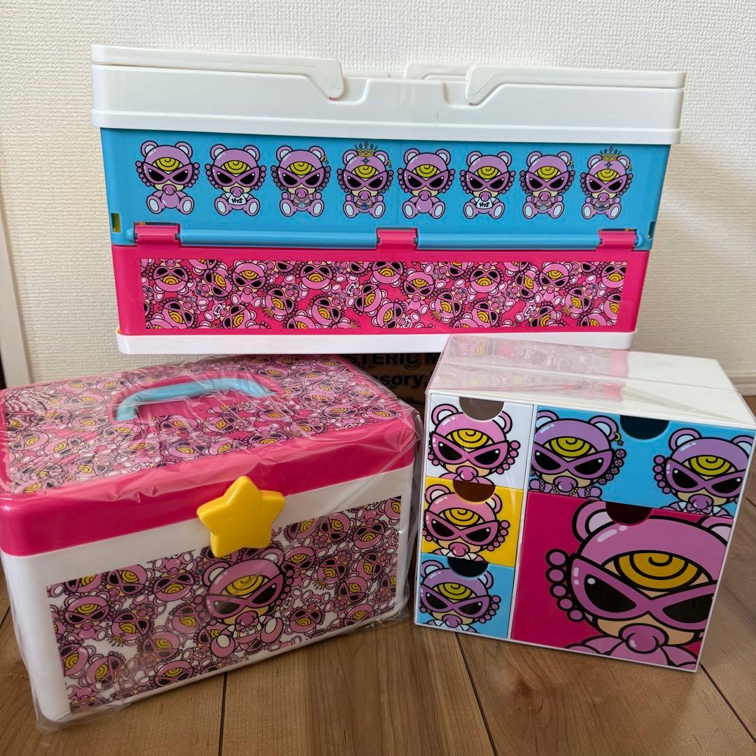 HYSTERIC MINI ノベルティ 収納ボックスセット