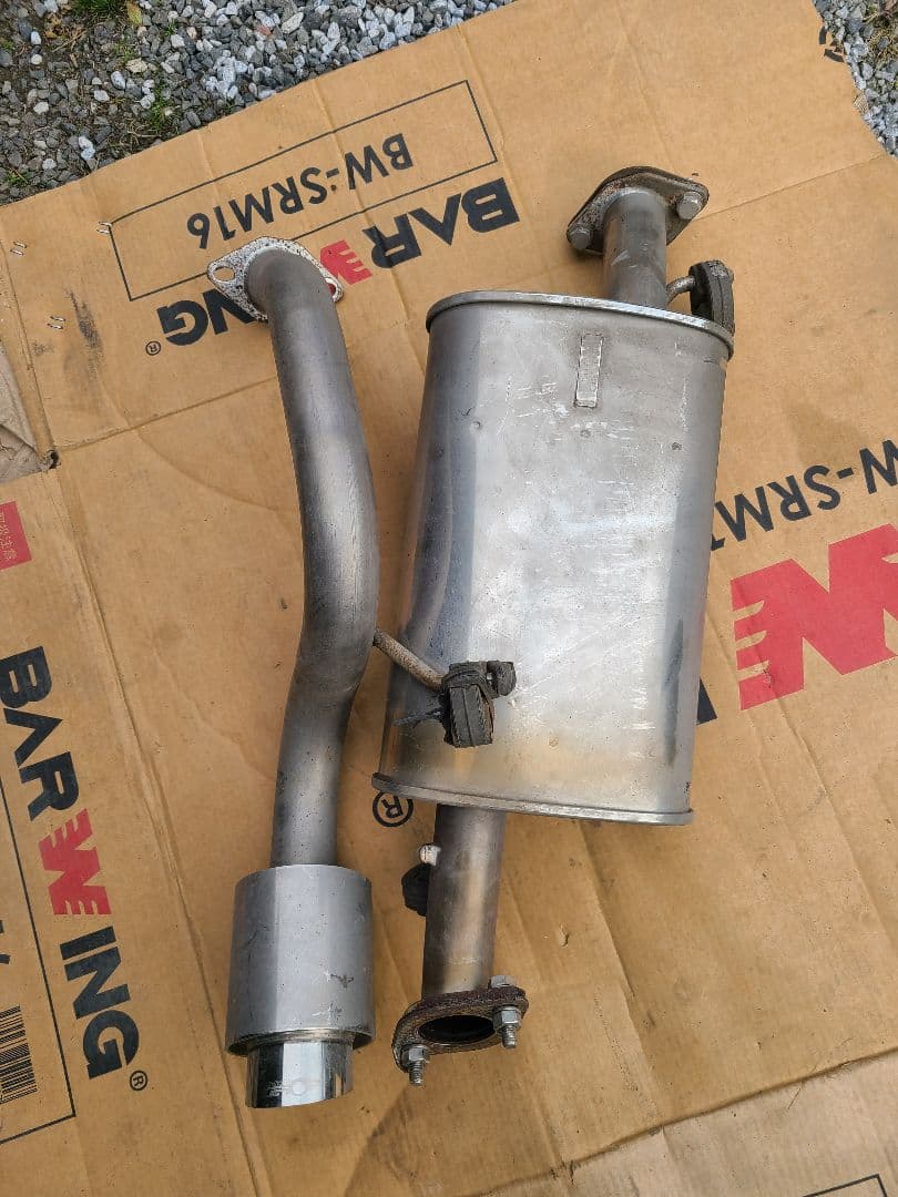 シボレーMW社外マフラー。BPR5000。