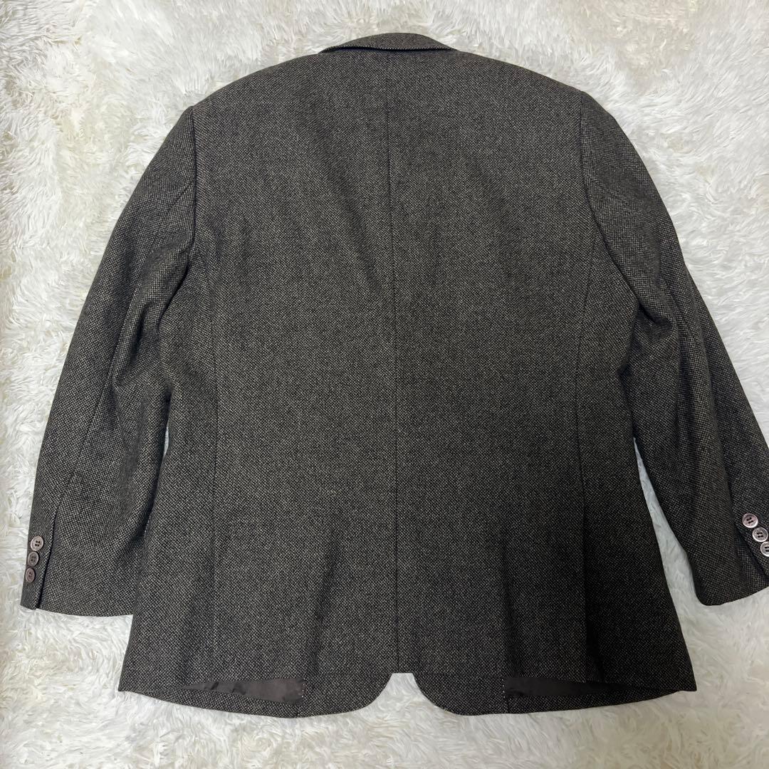 【最高級】BALMAIN アンゴラ100% ツイード テーラードジャケット L