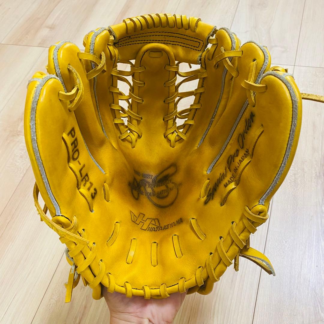 ★激レア美品★ハタケヤマ 一般 軟式グローブ プロスペシャルオーダー 心 両投げ
