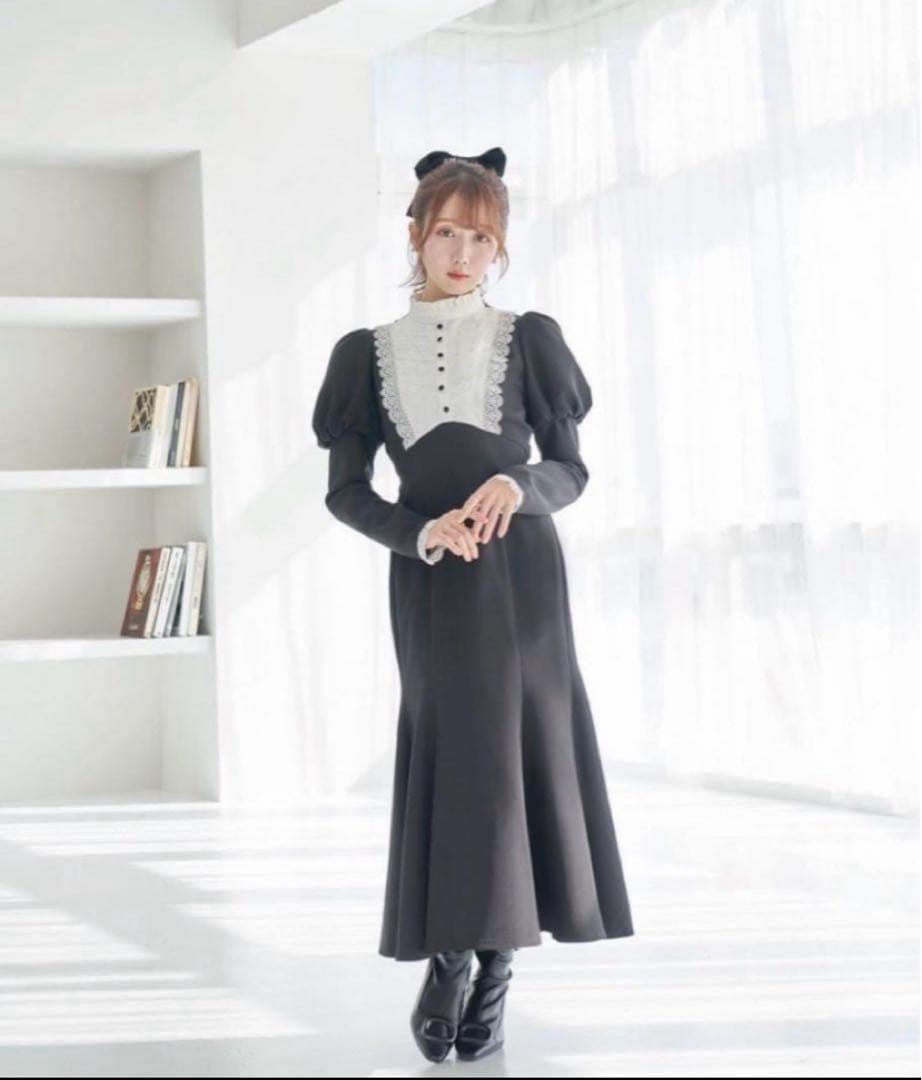 RoseMuse lace maid style dress ワンピース