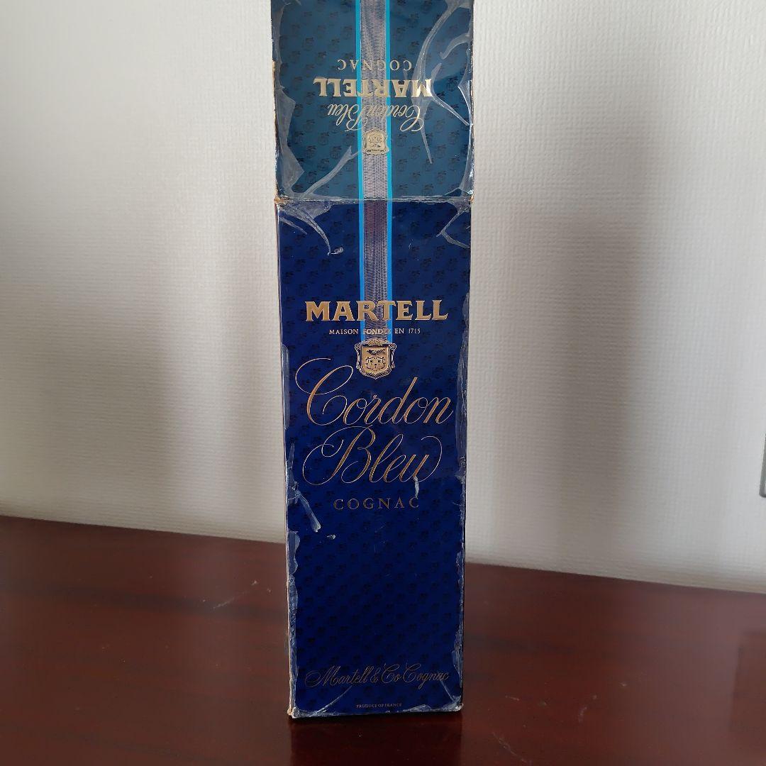 未開栓　Martell Cordon Bleu コニャック 箱入り　青ラベル