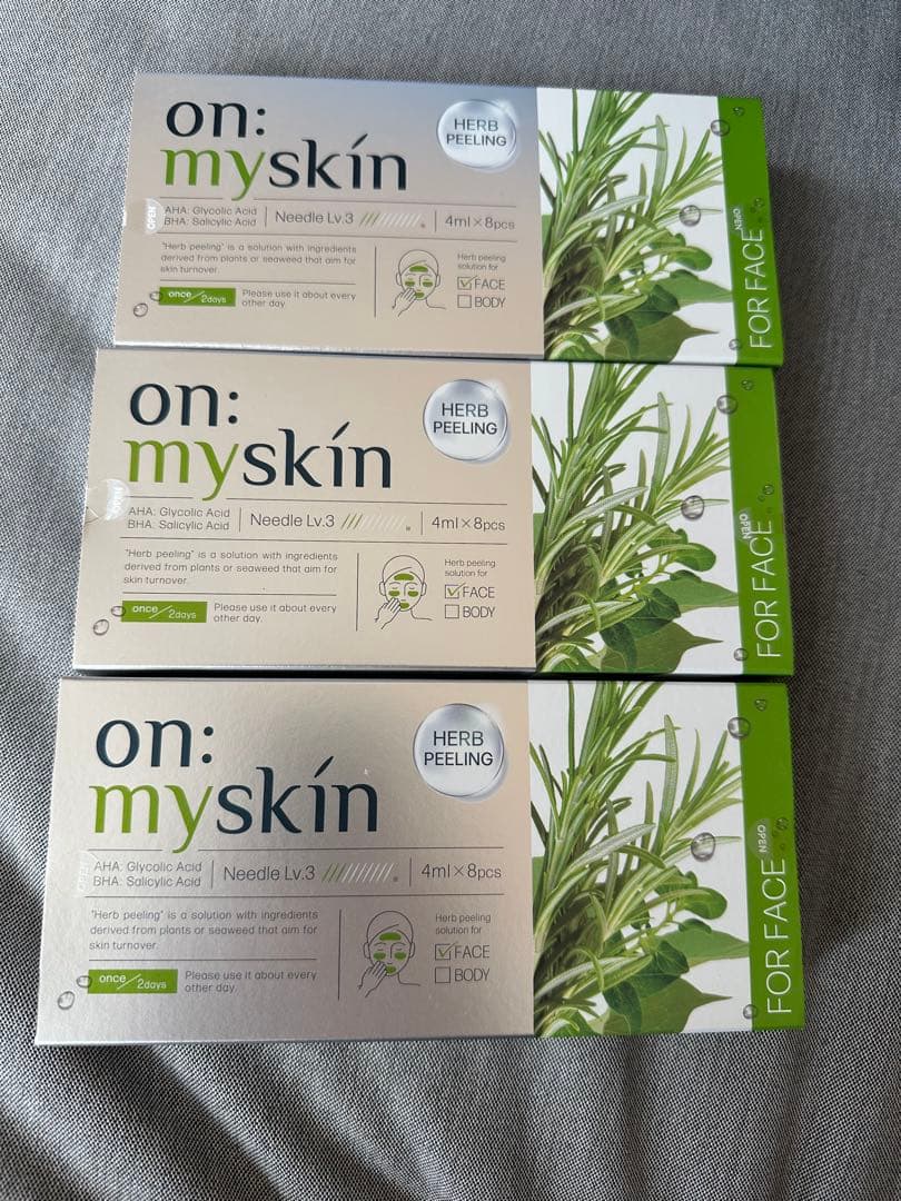 on: myskin ハーブピーリング 8pcs