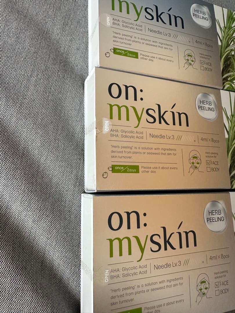 on: myskin ハーブピーリング 8pcs