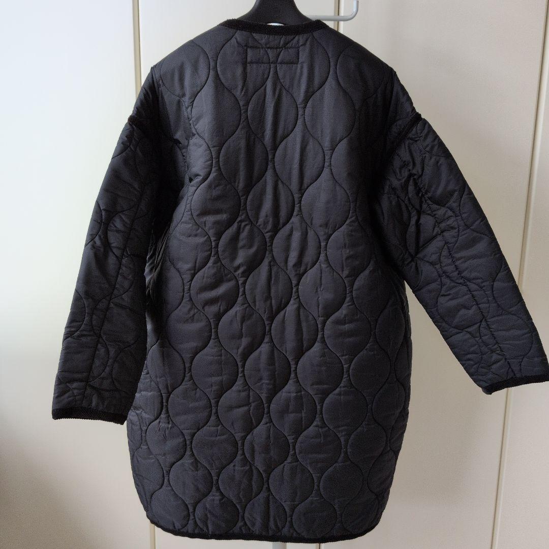 THE SHINZONE ノーカラーキルティングコート