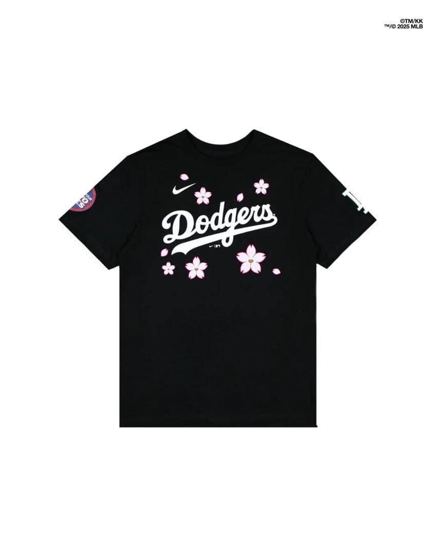 NIKE ドジャース 大谷翔平 MLB東京シリーズ 村上隆コラボTシャツ 黒