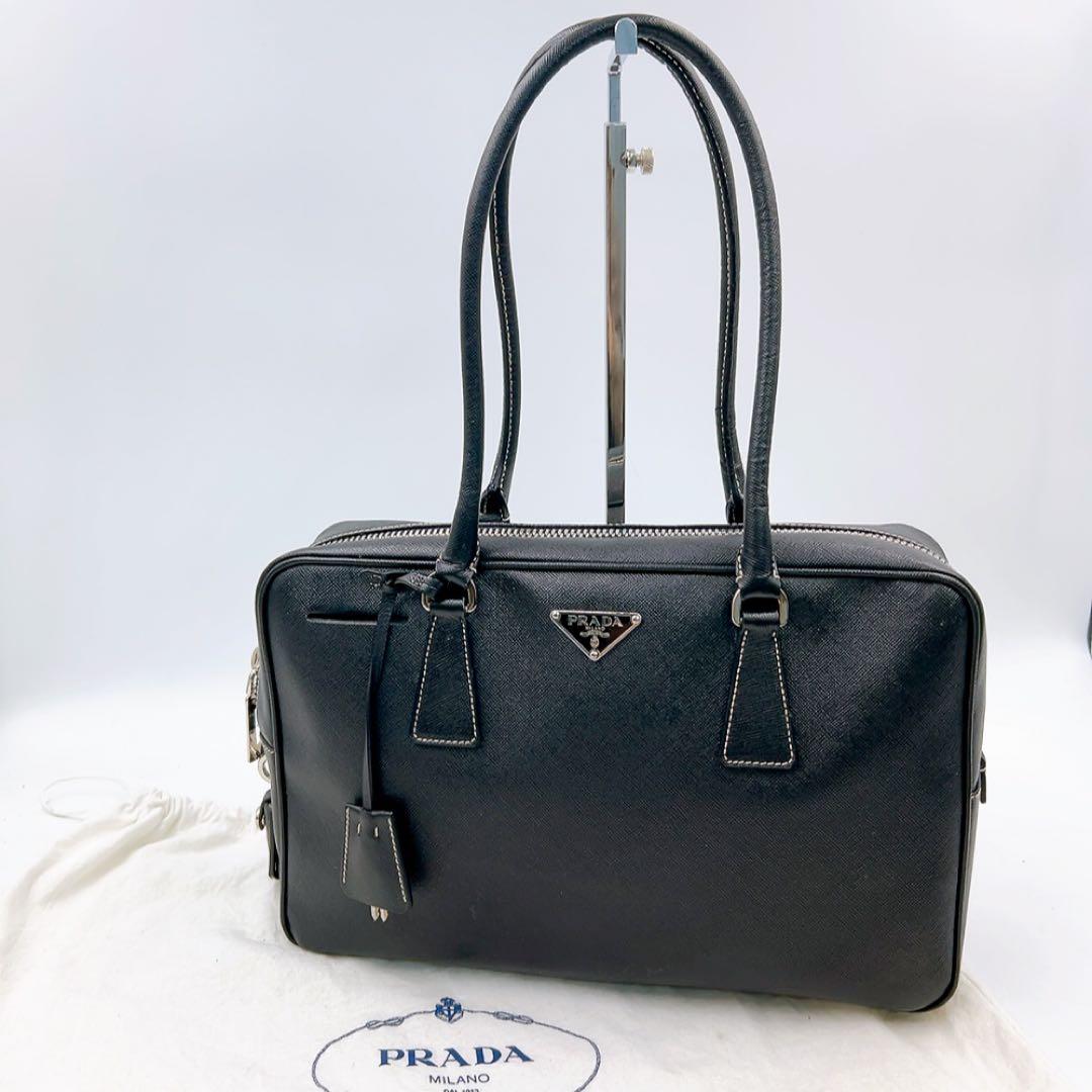 最終値下5AAM15 PRADA saffiano lux プラダ サフィアーノ