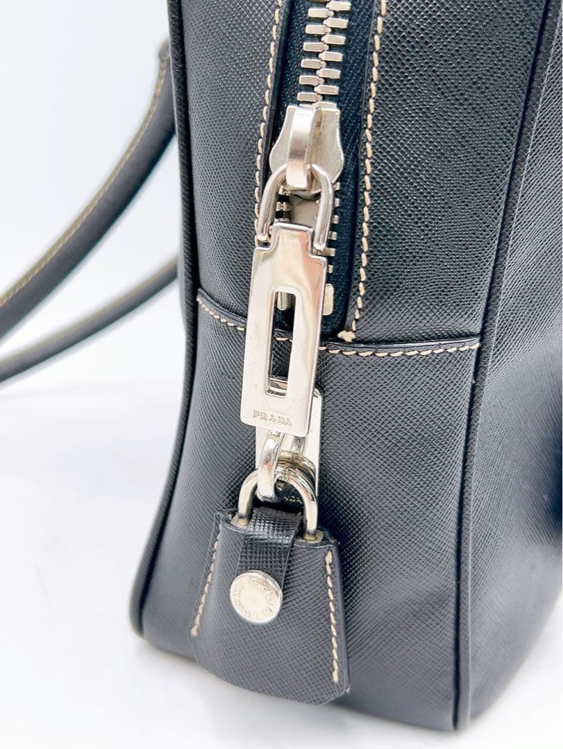 最終値下5AAM15 PRADA saffiano lux プラダ サフィアーノ