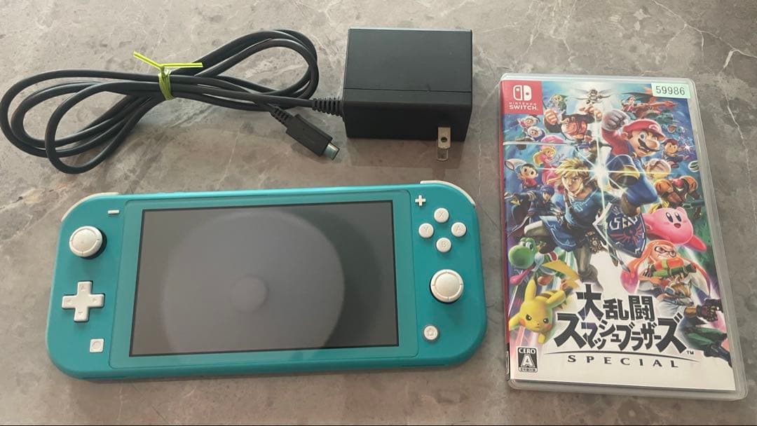 Nintendo Switch Lite ターコイズ 本体 + スマブラ