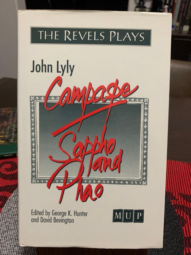 洋書 CAMPASPE, SAPPHO AND PHAO