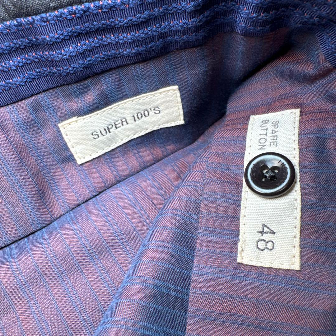 72 未使用　春夏　インコテックス　スラックス　48 グレー