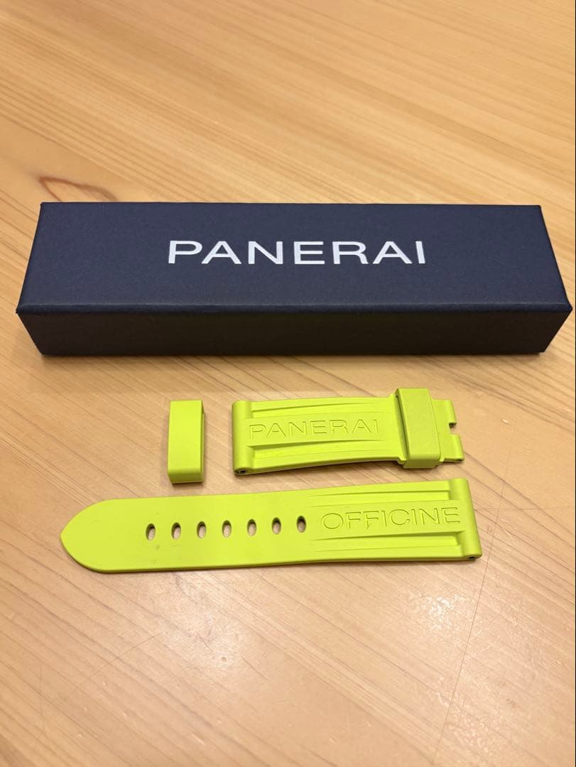 PANERAI ラバーベルト イエロー