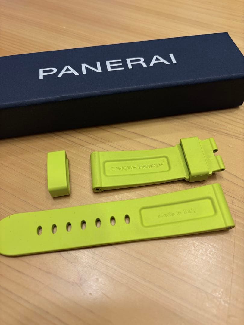 PANERAI ラバーベルト イエロー