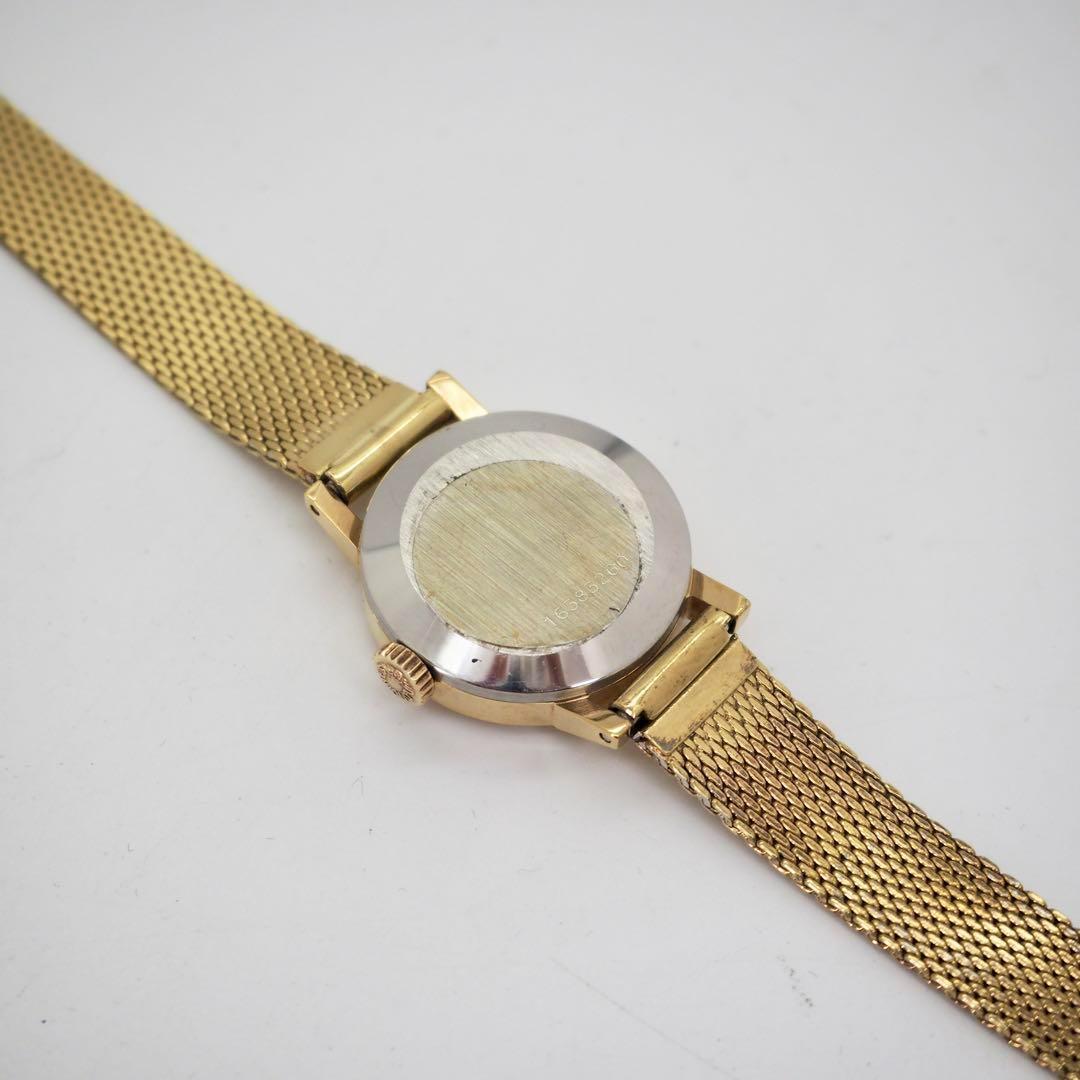 701【美品】ロンジン　時計　手巻き　フラッグシップ　ゴールド　レディース　希少