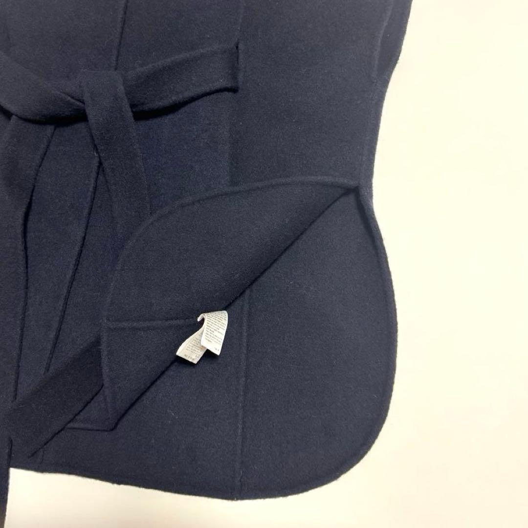 未使用級　アーバンリサーチ　ROSSO ウールカシミヤリバーポンチョコート