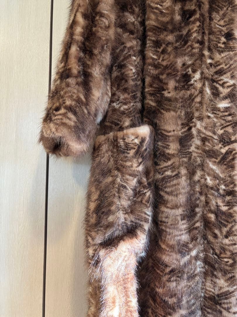 フェンディFENDI フード付き　セーブルファーコート